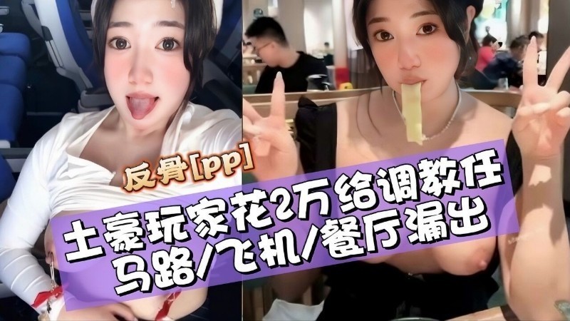 【露出调教】反骨Ipp]土豪玩家花2万络调教庄马路飞机餐厅漏出